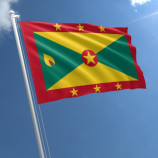 Polyester Fabric National Country Flag of Grenada