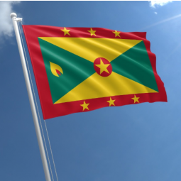 Polyester Fabric National Country Flag of Grenada