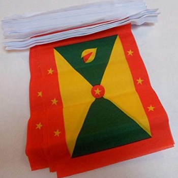 Grenada-Schnurflagge trägt Dekoration Grenada-Flaggenflagge zur Schau