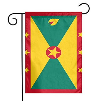 bandeira decorativa de jardim de poliéster bandeira de jardim de granada