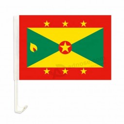 gebreid polyester grenada nationaal land Vlag autoraam