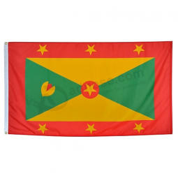 Grenada nationale vlag banner- levendige kleuren Grenada vlag polyester