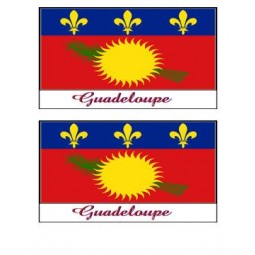 Souvenir Guadeloupe Flag Magnets Stocking Stuffer Wholesale