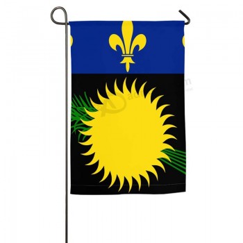 Guadeloupe Flag Garden Flag - Single Side Printing - Vertical Decorative Rustic Farm House Small Decor Flags for Indoor & Outdoor Decoration