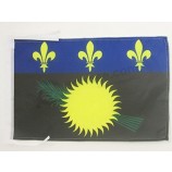 guadeloupe flag 18'' x 12'' cords - french region of guadeloupe small flags 30 x 45cm - banner 18x12 in