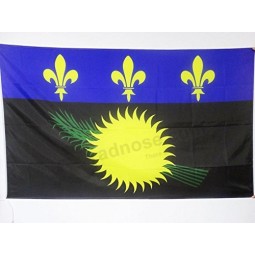 Guadeloupe Flag 2' x 3' for a Pole - French Region of Guadeloupe Flags 60 x 90 cm - Banner 2x3 ft with Hole