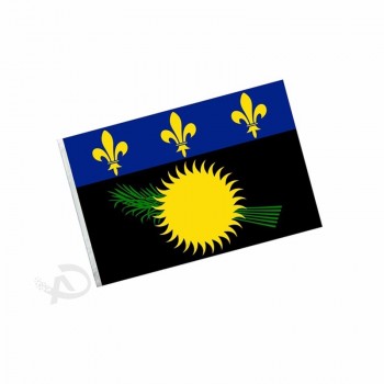 3 * 5ft fertigen Guadeloupe-Flaggenfahne kundenspezifisch an