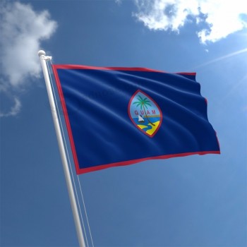 큰 괌 국기 폴리 에스터 괌 국기
