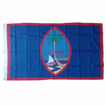 полиэстер материал национальный флаг страны гуам