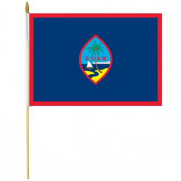 Factory directly selling Guam hand waving flag