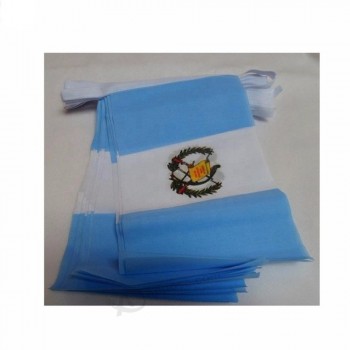 bandeira de bandeira de estamenha de guatemala promocional bandeira de galhardete de tecido