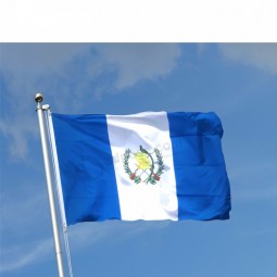 NX cheap stock silk screen printing new products 3*5ft guatemala wind flag