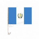 Promotional low price Guatemala car window flag