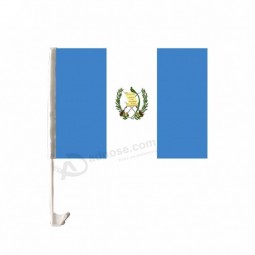 Promotional low price Guatemala car window flag