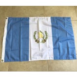 Cheap stock 3x5ft polyester printing Guatemala flag
