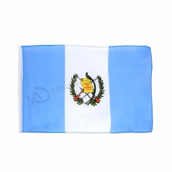 bandeira nacional impressa personalizada em poliéster de 3 x 5 guatemala