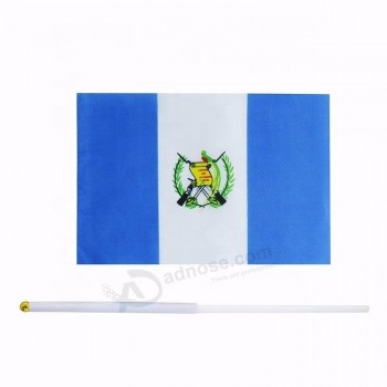 Fábrica al por mayor Copa Europea personalizada impresa bandera de la mano de guatemala
