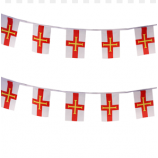 high quality polyester mini guernsey banner string flag