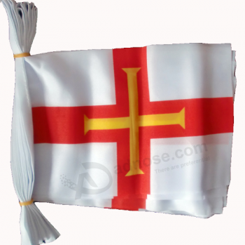 イベント装飾的な国立ガーンジー文字列旗布旗
