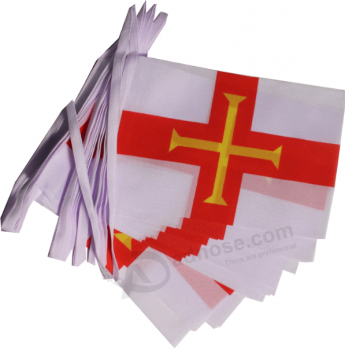 Sport Guernsey String Flag Dekoration Guernsey Bunting Flagge
