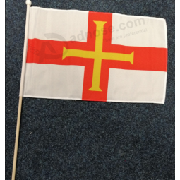Fabrik direkt verkaufen Guernsey Hand wehende Flagge