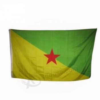 3x5 Guayana Francesa decoraciones de fiesta en el país bandera bandera
