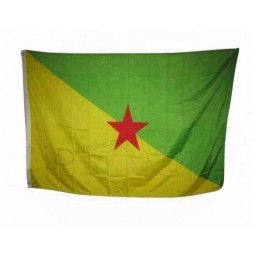kundenspezifische Digitaldruck-Polyester-Französisch-Guayana-Flagge der Förderung im Freien