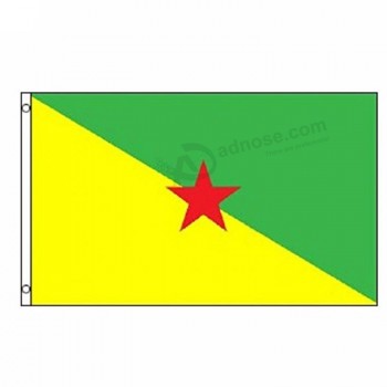 China fabriek 90 * 150cm drop shipping vlag van Guyana