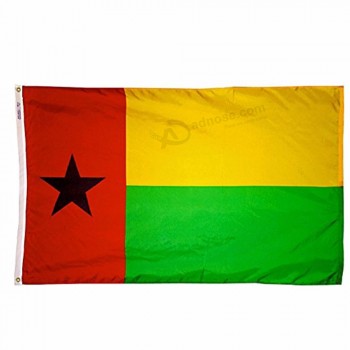 Bandera de la bandera del país nacional de Guinea-Bissau personalizada de fábrica