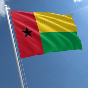 высокое качество открытый висит флаг Гвинеи-Бисау флаг страны