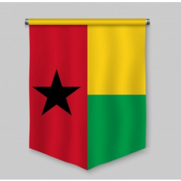 hängende Polyester Guinea-Bissau Wimpel Banner Flagge