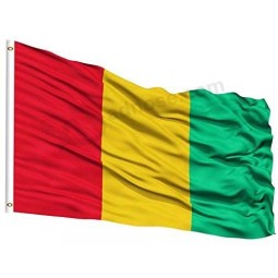 guinea country flag 3x5 ft printed polyester Fly guinea national flag banner with brass grommets