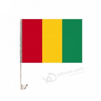 良質のデジタル印刷されたギニア車のフードの窓の旗の旗