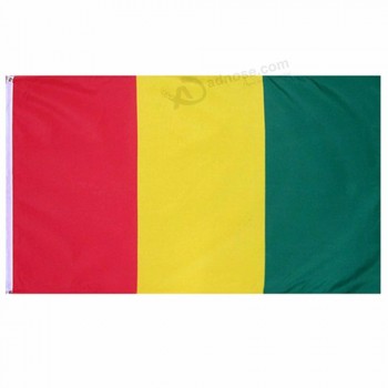 изготовленный на заказ национальный флаг Гвинеи - полиэстер 3 на 5 футов