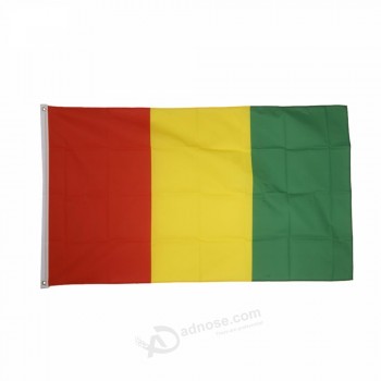 decoración navideña bandera nacional de guinea 3x5ft