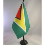 professional printing guyana national table flag with base