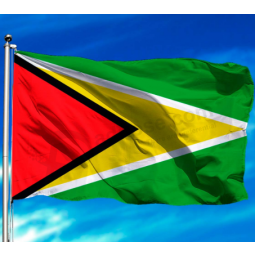Polyestergewebe Nationalflagge von Guyana