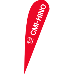 hino teardrop banner mit hoher qualität