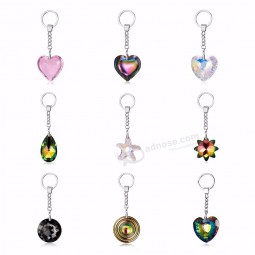 Charm Liebe Herz Schlüsselbund Langdruck Wasserzeichen Herz Seestern Sternanis Herz Kristall Schlüsselbund Frauen Kristall Perlen Schlüsselanhänger