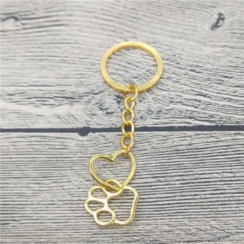 Großhandelskeychain shellhard nettes Tierhundekatzenliebesherzanhänger keychain für Frauenmädchen-Schmuck keychain