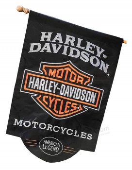 Amerikanische Legende Harley-Davidsons gemeißelte Applikationshausflagge