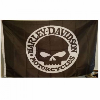 fertigen Sie Harley Davidson-Flaggenmotorradflaggen kundenspezifisch an