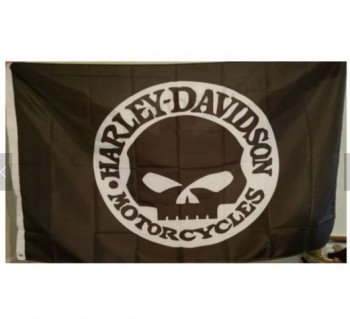 china manufactures harley davidson flag with 2 eyelets For banners