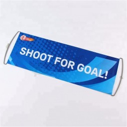 Schild einziehbare Banner Hand