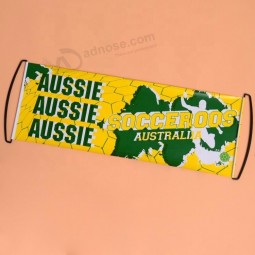 benutzerdefinierte Logo Handrolle Scrolling Banner für Werbung