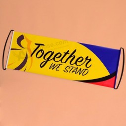 Individuelles Logo Digitaldruck Scrollen Hand rollen Banner