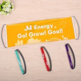 dubbelzijdig bedrukbaar logo oprolbare scroll-up banner met PET-logo