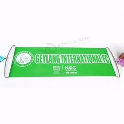 produzione di fan applaudire banner di rotolamento a mano in PET