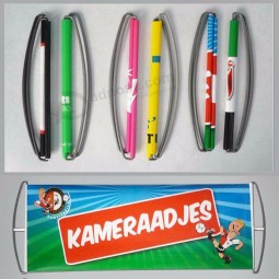 pubblicità PET mano roll up banner banner a scorrimento manuale
