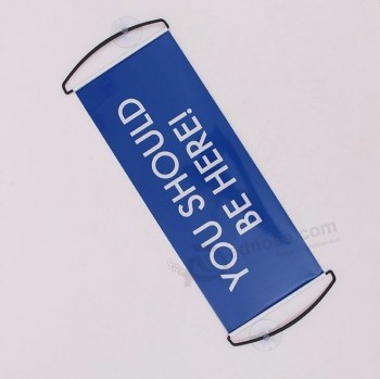 hoge kwaliteit hand scroll sport banner met intrekbare functie